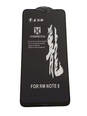 Picture of rainboo glass protector FOR  redmi note 8 - black