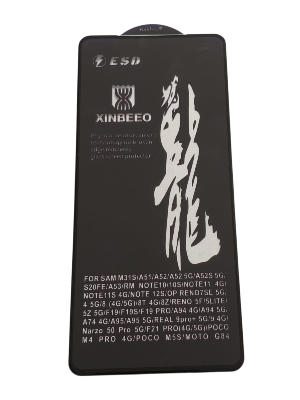 Picture of rainboo glass protector FOR model FOR SAM M31S/A51/A52/A52 5G/A52S 5G/S20FE/A53/RM NOTE10/10S/NOTE11 4G/NOTE11S 4G/NOTE 12S/OP RENO7SE 5G/4 5G/8 (4G/5G)/8T 4G/8Z/RENO 5F/5LITE/5Z 5G/F19/F19S/F19 PRO/A94 4G/A94 5G/A74 4G/A95/A95 5G/REAL 9pro+ 5G/9 4G/Narzo - black