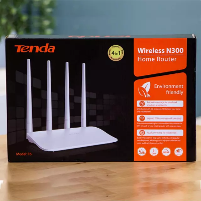 Picture of Tenda f6 price in bangladesh-Wireless N300 Wi-Fi Router - White