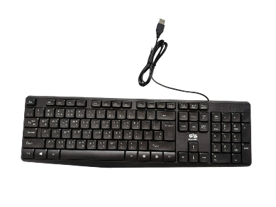Picture of Gigasonic RGS-1214D USB Keyboard FOR ALL kinds of PCs, Laptop Supported for Personal official use - Black