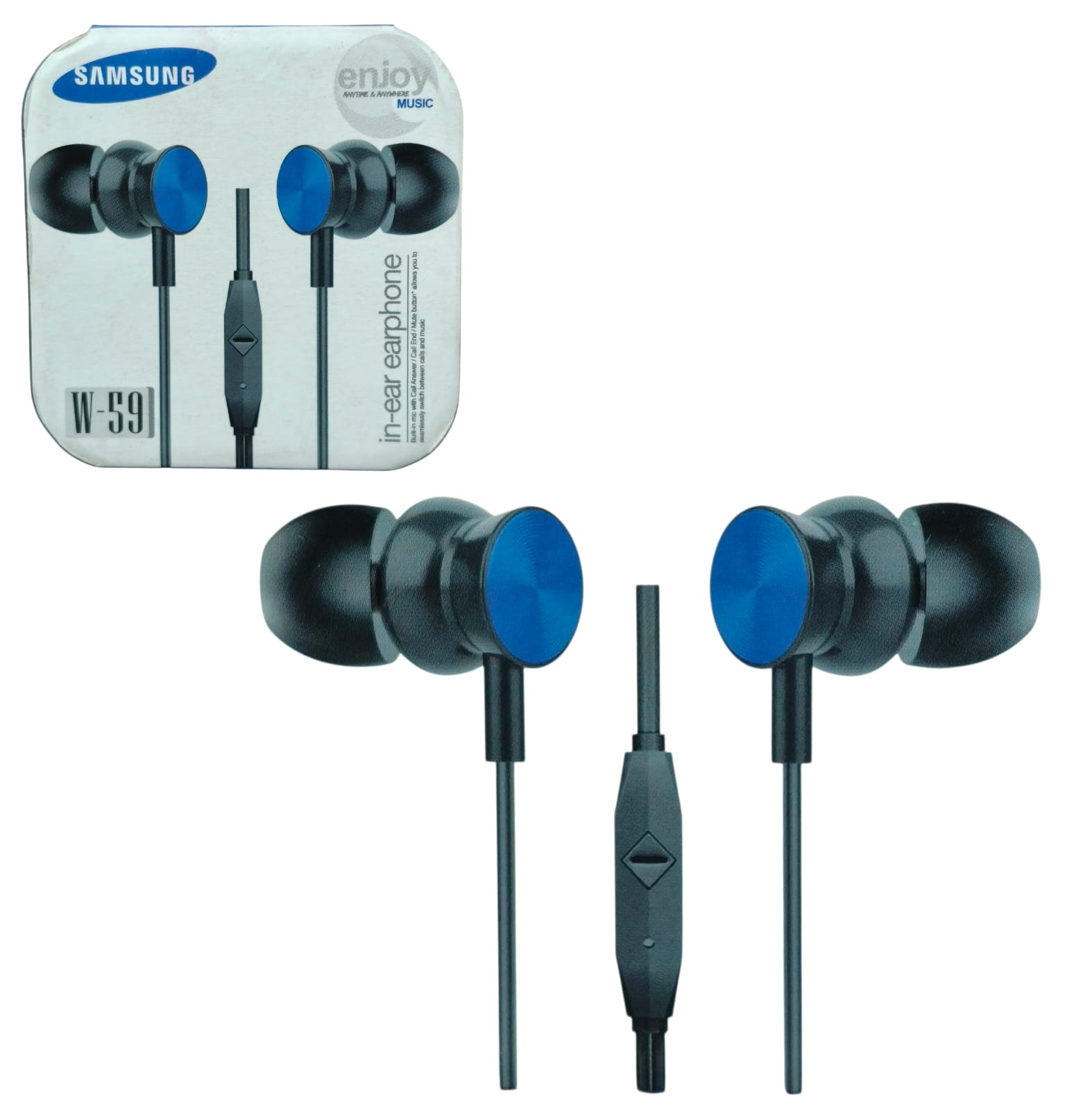 Picture of Vivo,realme, oppo,samsung, In-Air Earphones Good Bass Sound Quality For All Android Mobile Phones High Bass Sound Quality Boom Bass Wired In-Air Headphones - Headphone - Headphone