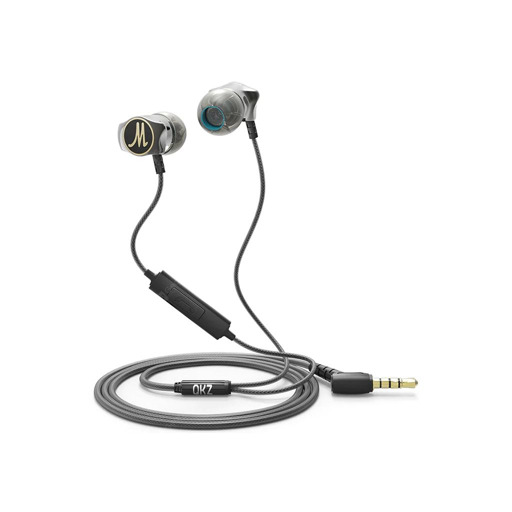 Picture of QKZ DM7 Wired In-Ear Earphones with Stereo Bass - Black - Black