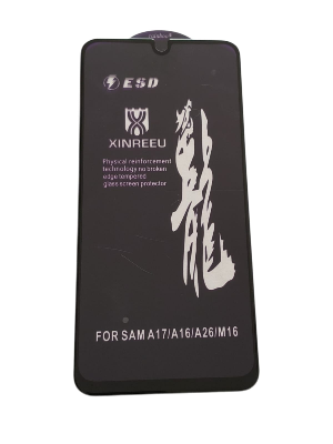 Picture of rainboo glass protector FOR model Samsung Galaxy:A17/A16/A26/M16 - BLACK