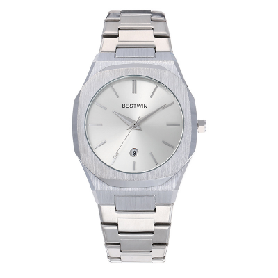 Picture of Brand BESTWIN Waterproof Quartz Men's Watch Calendar Men's Watch Wholesale Watch Fashion - White