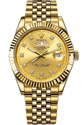 Picture of Rolax Luxury Stainless steel Wrist Watch For Man - Waterproof Men Watch Quartz - Stainless Steel Men's Watch - Stainless steel Watch . - Gold