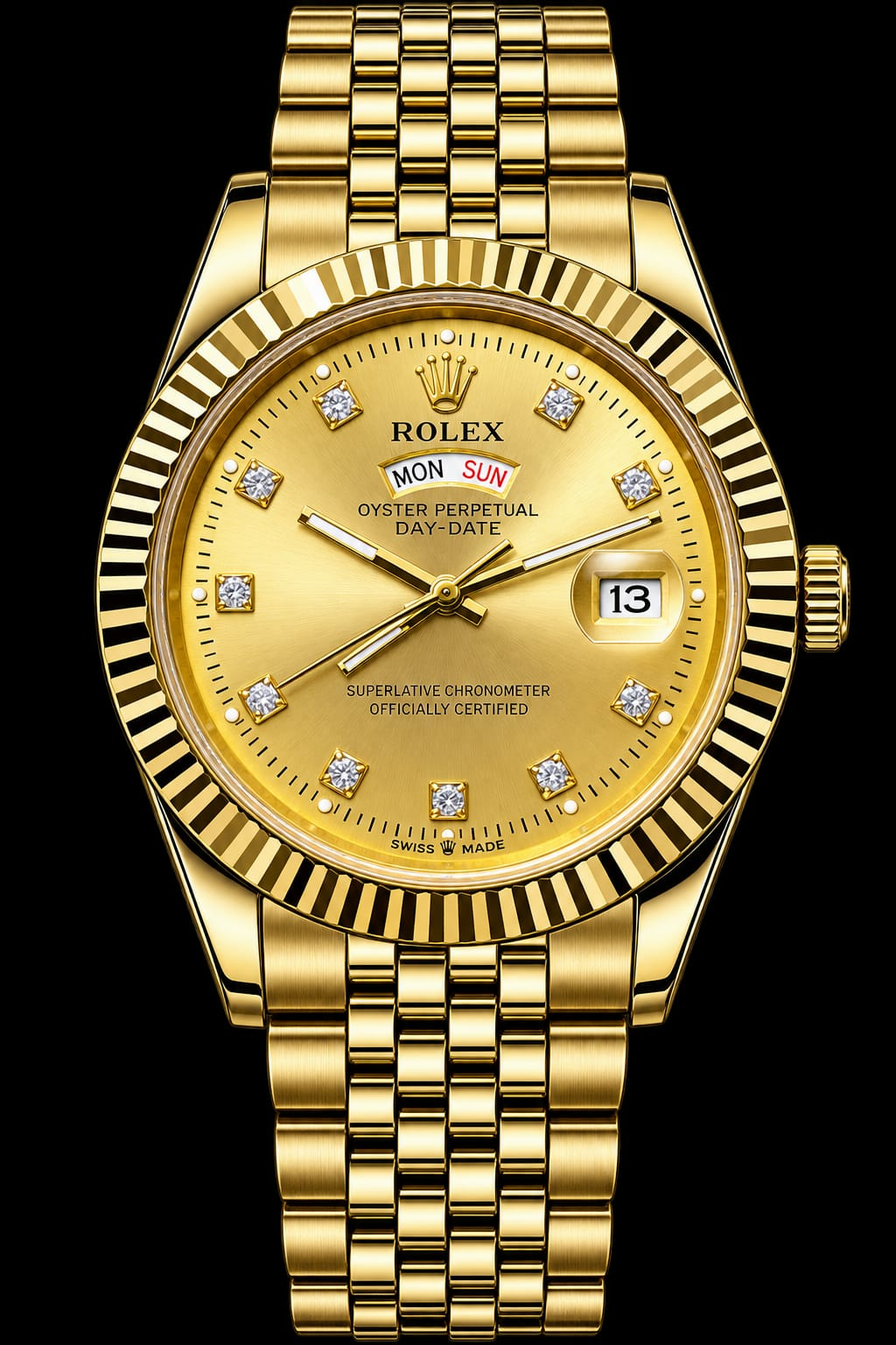 Picture of Rolax Luxury Stainless steel Wrist Watch For Man - Waterproof Men Watch Quartz - Stainless Steel Men's Watch - Stainless steel Watch . - Gold