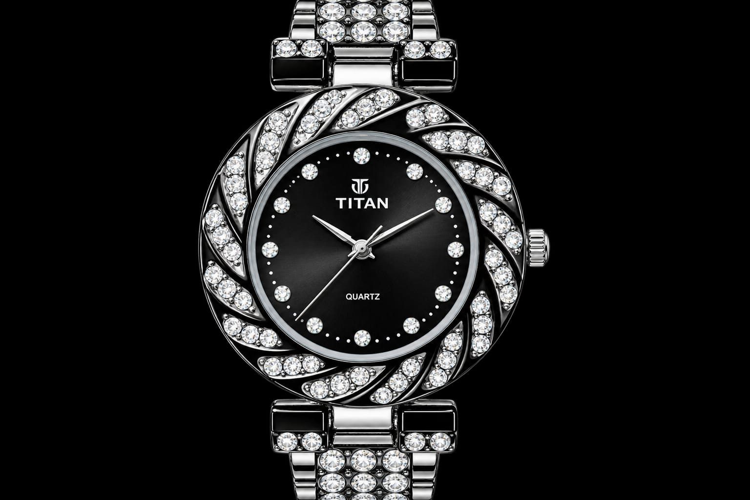 Picture of Magnetic Wrist Watch for girls and women - Watch For Women - Ladies Watch - Black