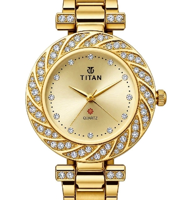 Picture of Magnetic Wrist Watch for girls and women - Watch For Women - Ladies Watch - Gold