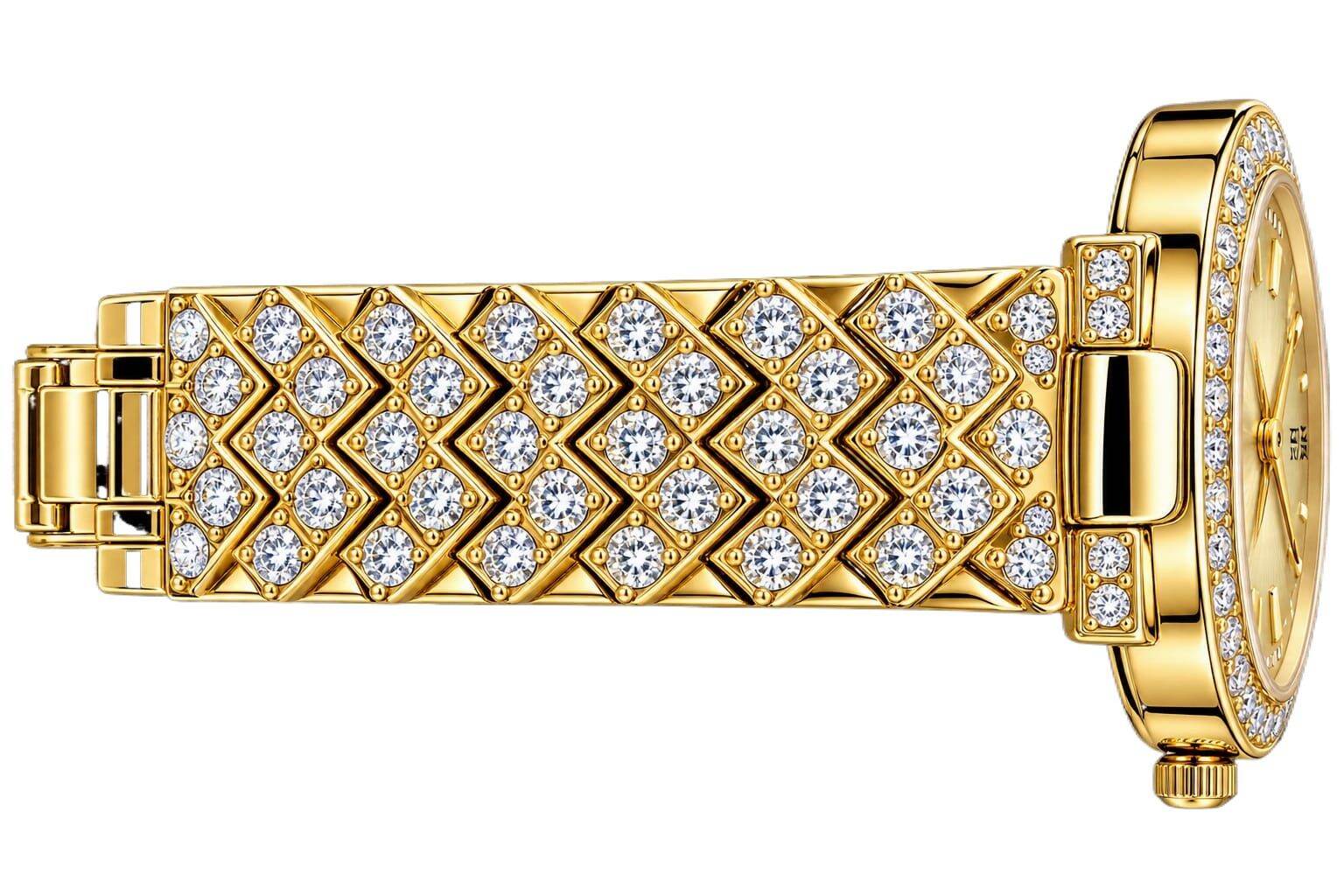 Picture of Magnetic Wrist Watch for girls and women - Watch For Women - Ladies Watch - Gold