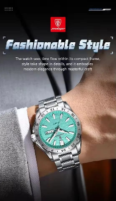 Picture of Men’s Luxury Quartz Watch Stainless Steel Strap with Date Display – Premium Stylish Design - Multicolor