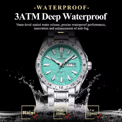 Picture of Men’s Luxury Quartz Watch Stainless Steel Strap with Date Display – Premium Stylish Design - Multicolor