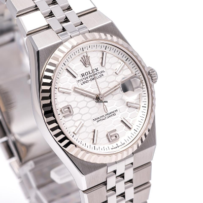 Picture of Rolax Luxury Stainless steel Wrist Watch For Man - Waterproof Men Watch Quartz - Stainless Steel Men's Watch - Stainless steel Watch . - White