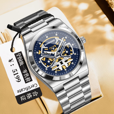 Picture of BINBOND B879 Mechanical Men's Watch - Multicolor