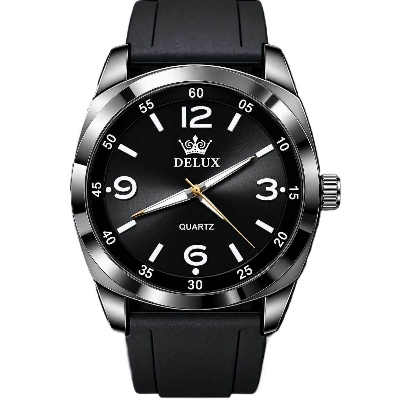 Picture of Stainless Steel Quartz Watch For Men - Watch For Men - Black
