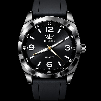 Picture of Stainless Steel Quartz Watch For Men - Watch For Men - Black