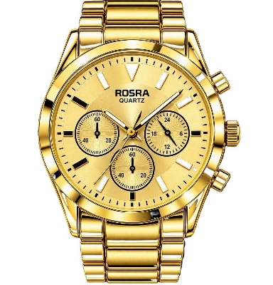 Picture of Watches for Men Stainless Steel Watch Luxury Watch - Gold