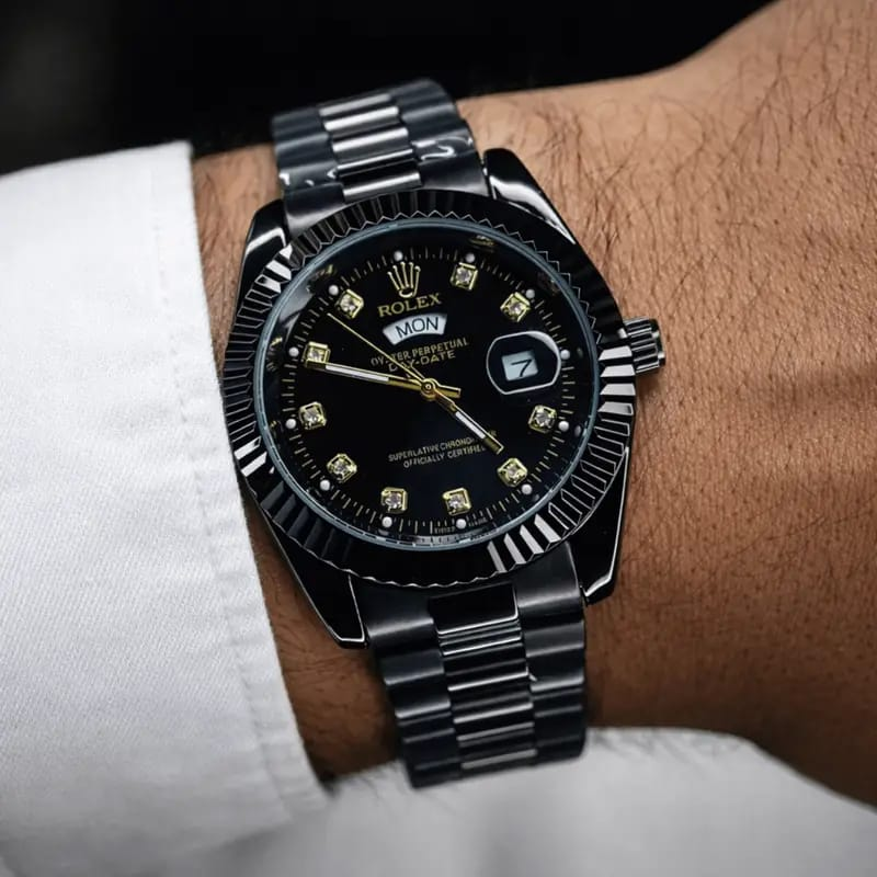 Picture of Home / Rolex Watch / Rolex Oyster Perpetual Datejust (Full Black) - Black