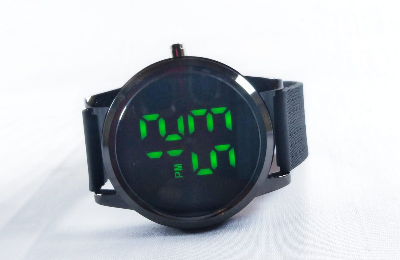 Picture of Stainless Steel Quartz Watch For Men - Watch For Men - Black