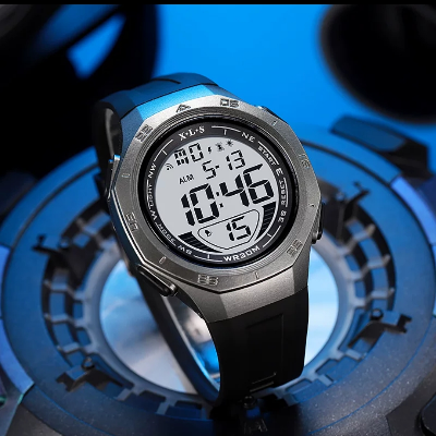 Picture of Sports Electronic Watch Fashion Trend Student Multi-Functional Waterproof Luminous Large Screen Outdoor Electronic Watch