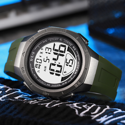 Picture of Sports Electronic Watch Fashion Trend Student Multi-Functional Waterproof Luminous Large Screen Outdoor Electronic Watch