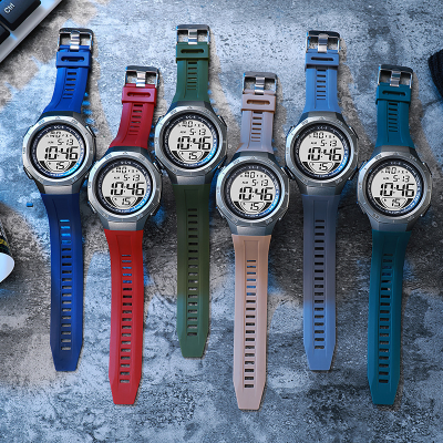 Picture of Sports Electronic Watch Fashion Trend Student Multi-Functional Waterproof Luminous Large Screen Outdoor Electronic Watch