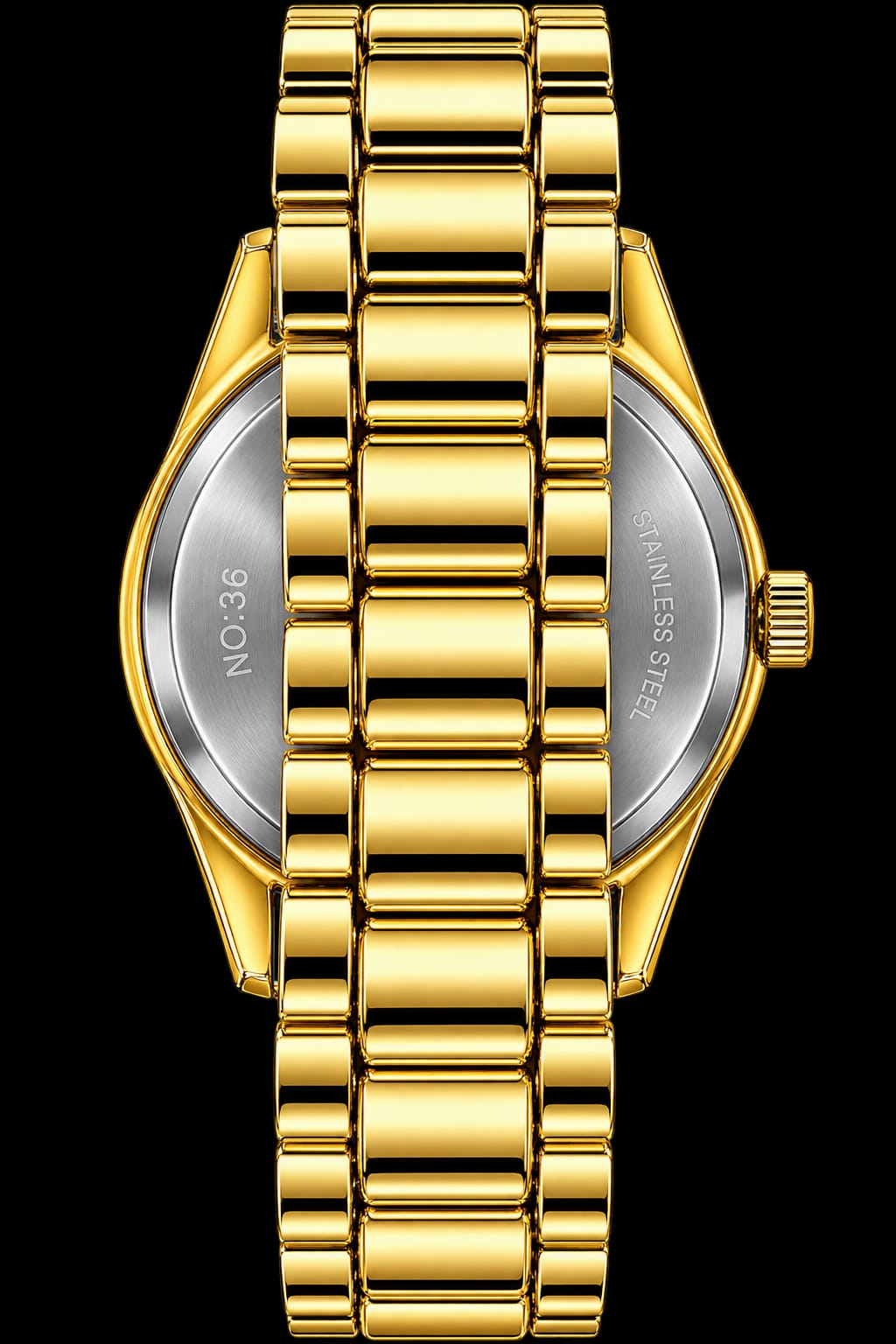 Picture of Watches for Men Stainless Steel Watch Luxury Watch - Gold