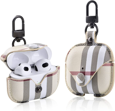 Picture of Airpods Pro Leather case Premium Quality Shockproof cover