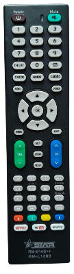 Picture of Universal RM-014S+ Smart TV Remote Control LCD LED Television Controller - Black