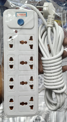 Picture of INDIGO Model No-3010 100% SS CONTACT & COPER CABLE 250W 5 Meter Cable Multi Plug