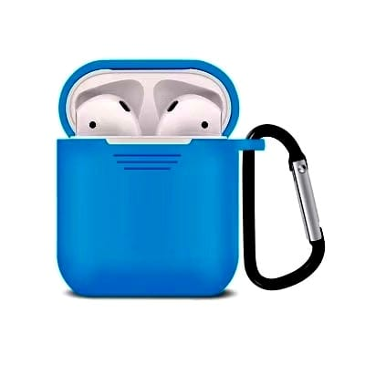 Picture of Portable for Bluetooth Silicone Headphones Drop-proof Covers variety of colors Anti-lost, Tws i8 i9 i10 i11 i12 - sky blue