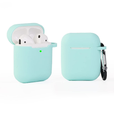 Picture of Portable for Bluetooth Silicone Headphones Drop-proof Covers variety of colors Anti-lost, Tws i8 i9 i10 i11 i12 - Mint Green