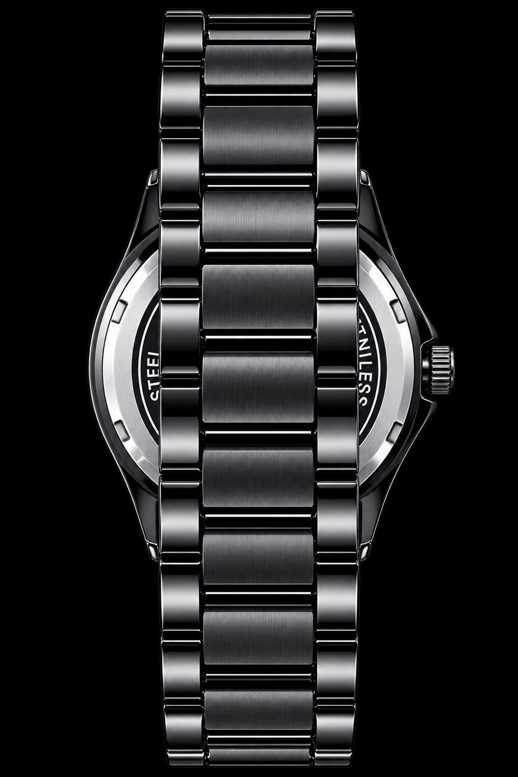 Picture of POEDAGAR 930 Men's Luxury Stainless Steel Quartz Watch – Luminous Dial with Date & Day Display - Black