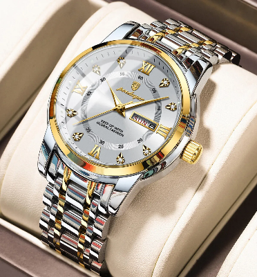 Picture of POEDAGAR Watch Fashion Luminous Quartz Watch For Men - White