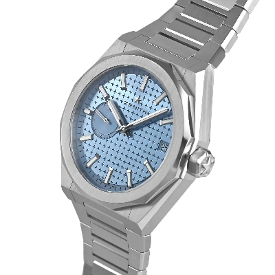 Picture of Zenith Watches Luxury Watch for Man Elegant Date Week Waterproof Luminous Men Watch Quartz Stainless Steel Sports Men's Watches - Blue