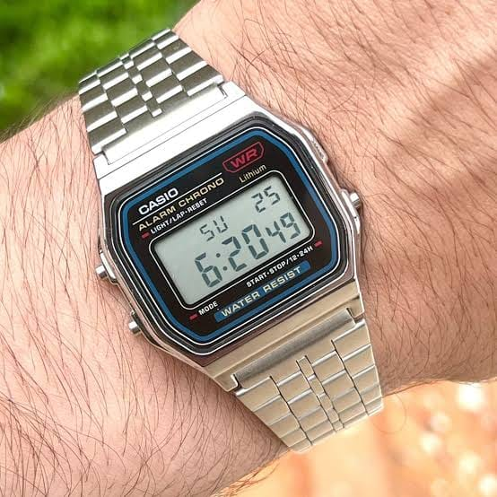 Picture of A159W- Water Resistant Classic Digital Watch For Mens - Multicolor