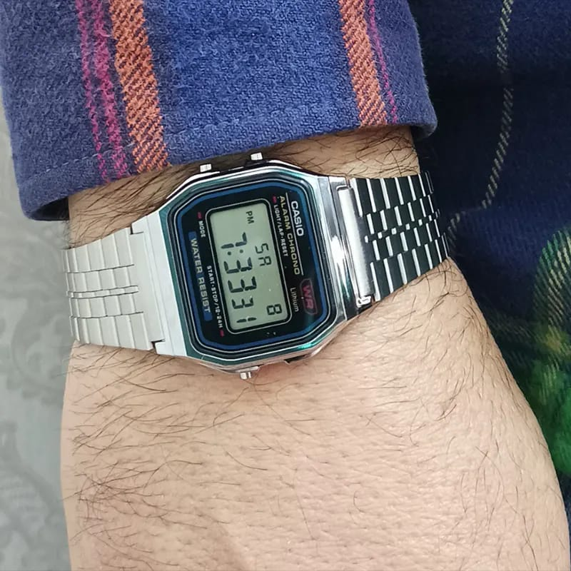 Picture of A159W- Water Resistant Classic Digital Watch For Mens - Multicolor