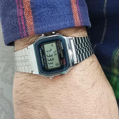 Picture of A159W- Water Resistant Classic Digital Watch For Mens - Multicolor