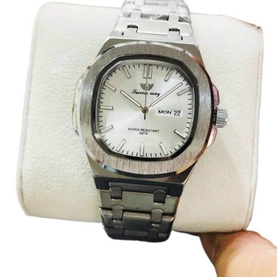 Picture of POEDAGAR 853 Luxury Homage Square Man Watch Square Waterproof Luminous Date Week Men Watch Stainless Steel Quartz Men’s Watches - Multicolor