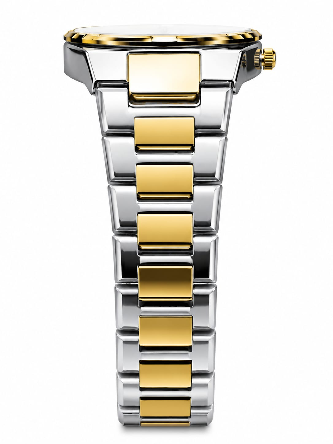 Picture of BESTWIN Top Brand Watches For Men Quartz Sport Stainless Steel Waterproof Business Wristwatches Gift for Male - Multicolor