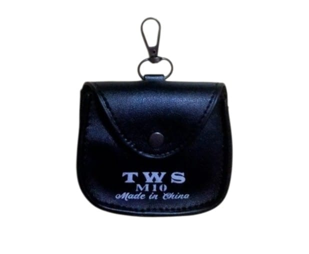 Picture of M-10 M-18 M-19 Leather Earbuds Cover Protective Tws Carrying Case For M10 M19 TWS