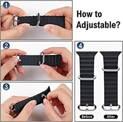 Picture of Pink-Silicone Strap For Apple Watch band 49mm 45mm 44mm 42mm iwatch band 44mm 42mm Sport Bracelet belt correa Apple watch 10 9 7 6 5 4 3 2 1 strap