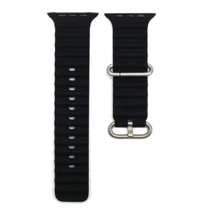 Picture of Pink-Silicone Strap For Apple Watch band 49mm 45mm 44mm 42mm iwatch band 44mm 42mm Sport Bracelet belt correa Apple watch 10 9 7 6 5 4 3 2 1 strap