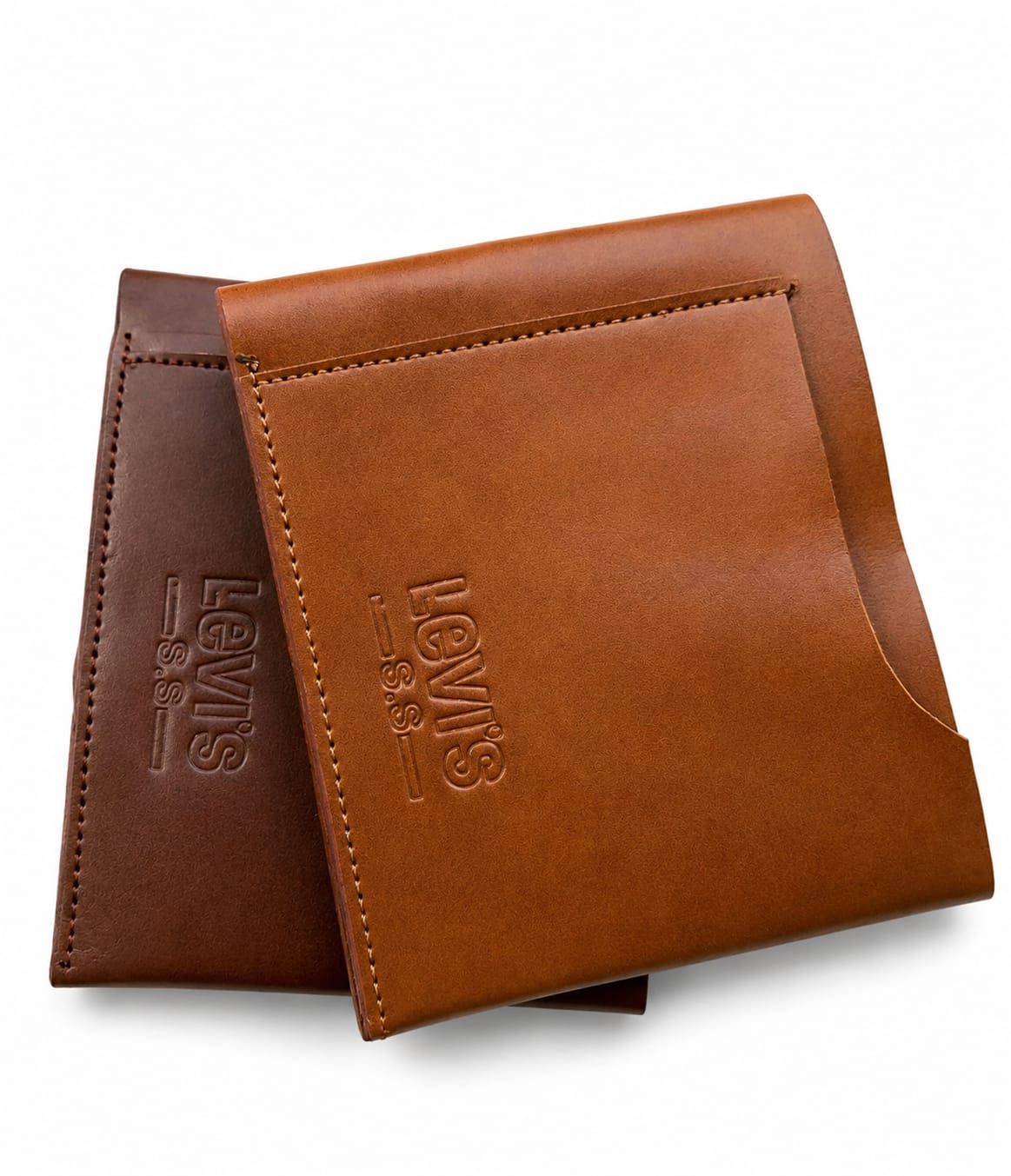 Picture of Premium 100% Genuine Cow Leather Trifold Wallet Vintage Multi-Card Slot With Coin Pocket Black Export Quality Money Bag For Men