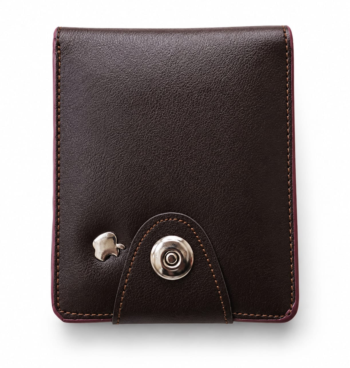 Picture of Premium 100% Genuine Cow Leather Trifold Wallet Vintage Multi-Card Slot With Coin Pocket Black Export Quality Money Bag For Men