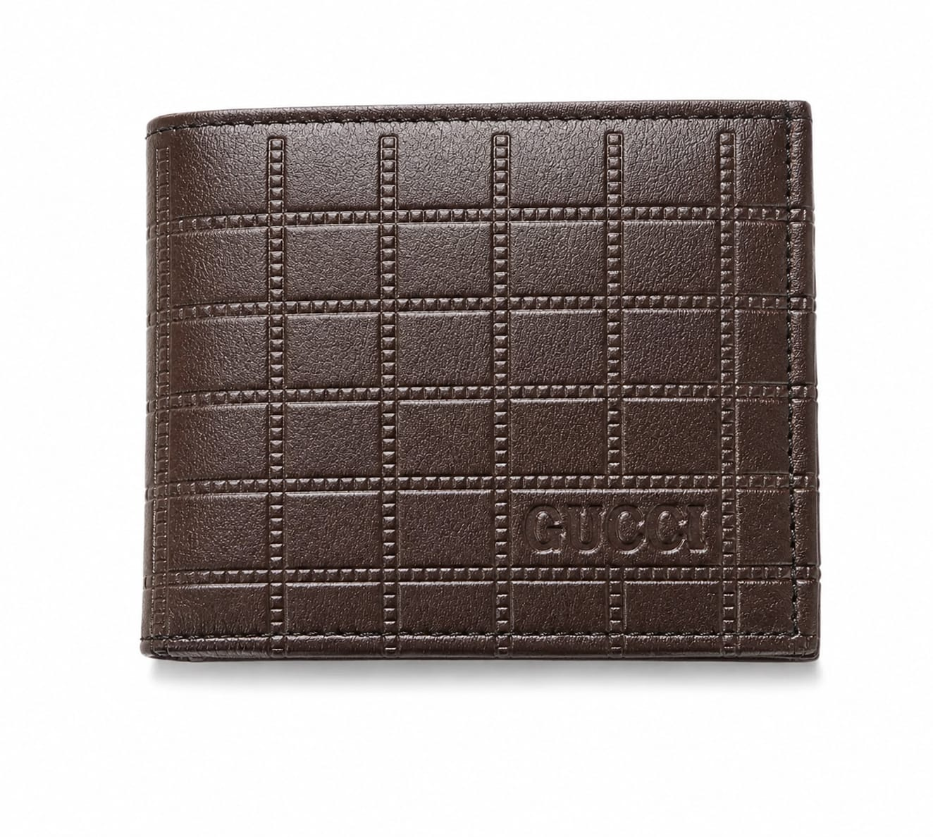 Picture of Premium 100% Genuine Cow Leather Trifold Wallet Vintage Multi-Card Slot With Coin Pocket Black Export Quality Money Bag For Men