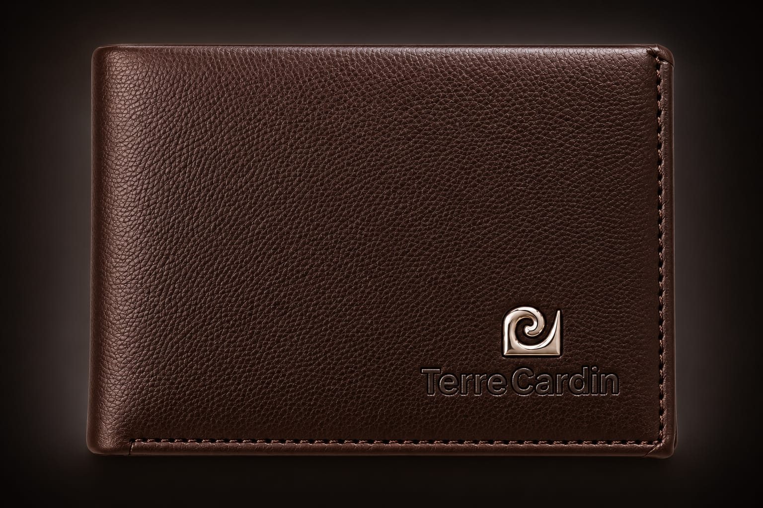 Picture of Premium 100% Genuine Cow Leather Trifold Wallet Vintage Multi-Card Slot With Coin Pocket Black Export Quality Money Bag For Men