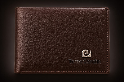 Picture of Premium 100% Genuine Cow Leather Trifold Wallet Vintage Multi-Card Slot With Coin Pocket Black Export Quality Money Bag For Men