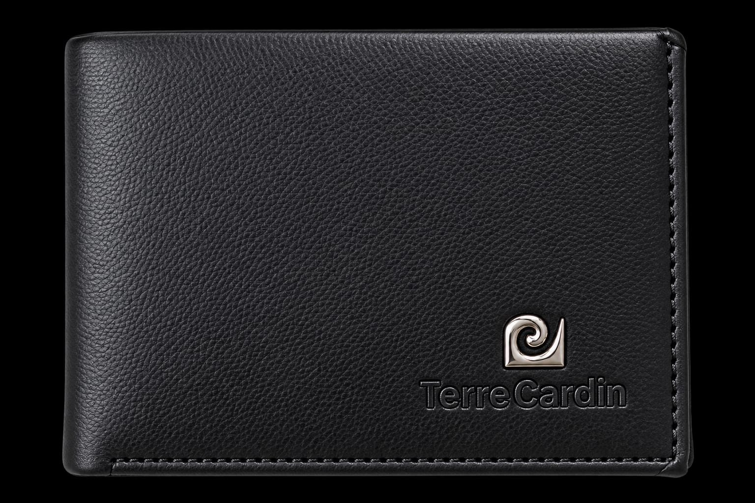 Picture of Premium 100% Genuine Cow Leather Trifold Wallet Vintage Multi-Card Slot With Coin Pocket Black Export Quality Money Bag For Men