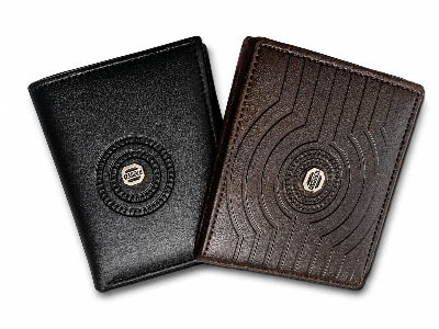 Picture of Premium 100% Genuine Cow Leather Trifold Wallet Vintage Multi-Card Slot With Coin Pocket Black Export Quality Money Bag For Men