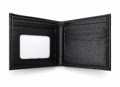 Picture of Premium 100% Genuine Cow Leather Trifold Wallet Vintage Multi-Card Slot With Coin Pocket Black Export Quality Money Bag For Men